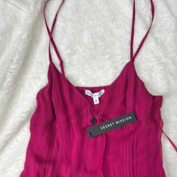 Raspberry Seville Ines Ruffle Mini Dress - Picture 6 of 14